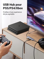 UGREEN Hub USB 3.0 vers 4 Ports USB 5Gbps