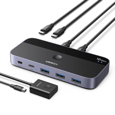 UGREEN Switch USB C 3.2 10Gbps 4 Ports USB Switch