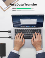 UGREEN 5 en 2 Adaptateur Hub USB C HDMI 4K