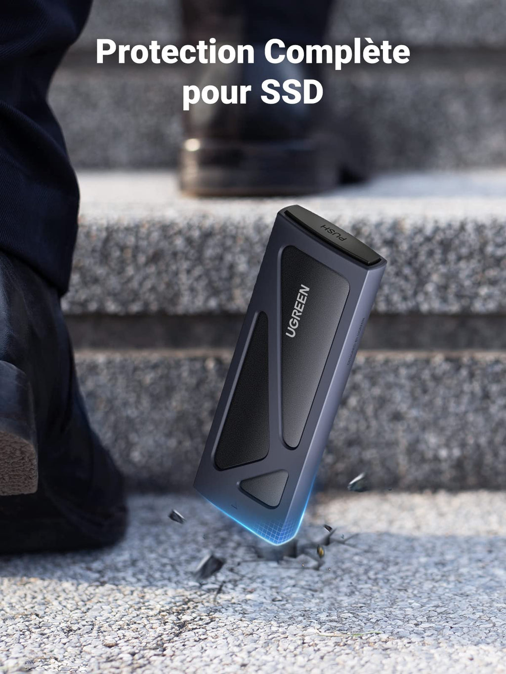 UGREEN Boîtier M.2 SSD NVMe 10 Gbps USB 3.2 Gen 2 Adaptateur