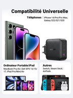 UGREEN 65W Chargeur USB C 4 Ports