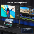 UGREEN Revodok Hub USB C Double HDMI 8K30Hz 4K60Hz 6 en 1 Dock Station
