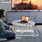 UGREEN Revodok 7 en 1 Hub USB C（compatible Ethernet HDMI 100W PD Charge Lecteur de Carte SD） - UGREEN