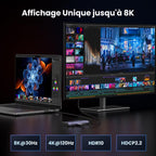UGREEN Revodok Hub USB C Double HDMI 8K30Hz 4K60Hz 6 en 1 Dock Station