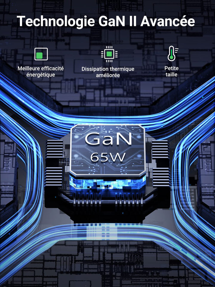 UGREEN Nexode 65W Chargeur USB C 4 Ports