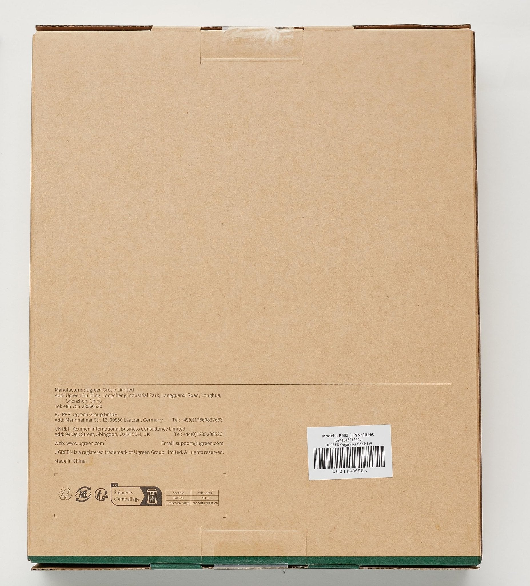 UGREEN Sac Câble Accessoires Électroniques Pochette Protection