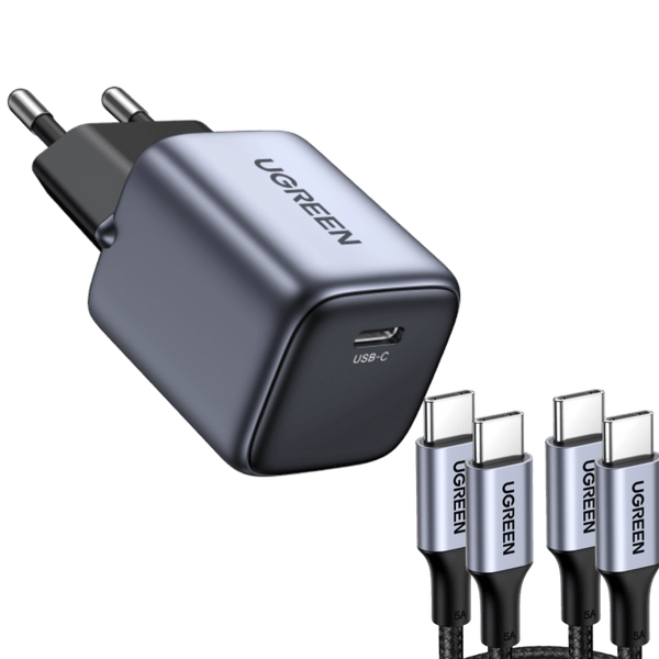 Ugreen Nexode 30W Chargeur avec Câble USB-C de 100W