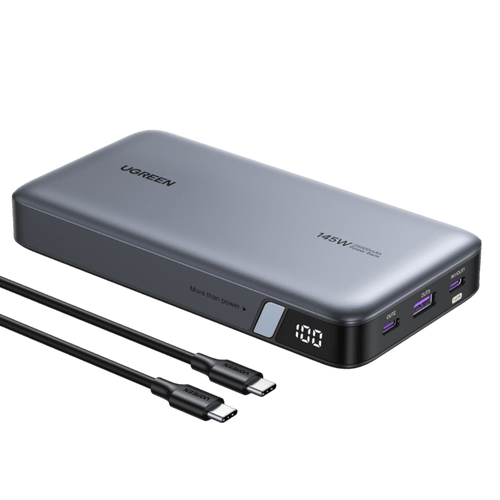 UGREEN Batterie Externe Portable USB C 25000 mAh 145W 3 Sorties Câble