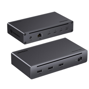 UGREEN Revodok Max 208 Dock Station Accueil 8 en 1 Triple Thunderbolt 4 15W (40Gbps 8K30Hz )