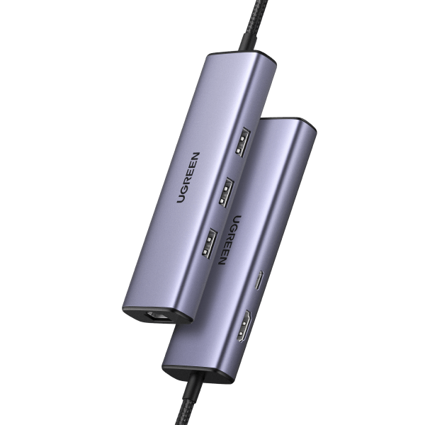UGREEN Revodok Hub USB C Ethernet Gigabit HDMI 100W PD Charge