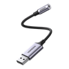 UGREEN Adaptateur USB vers Jack 3,5mm Carte Son Externe USB