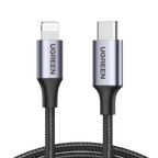 UGREEN Câble Lightning vers USB C MFi Certifié Nylon Tressé Chargeur iPhone Rapide