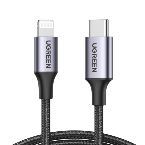 Câble USB-C vers Lightning 6A, Power Delivery 65W pour iPhone et iPad,  Ultra-Résistant - Blanc - Français