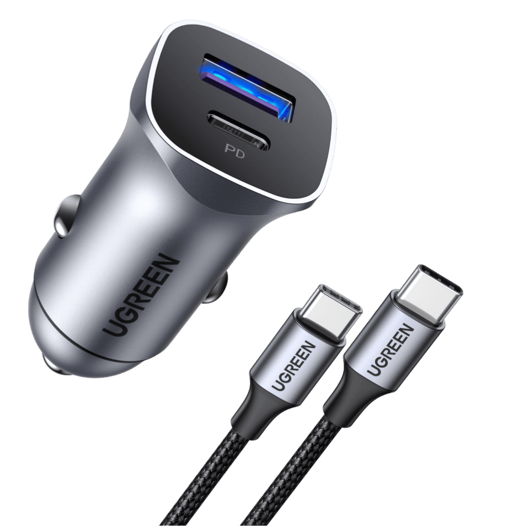 UGREEN Chargeur Voiture USB C 30W PD QC 3.0 PPS