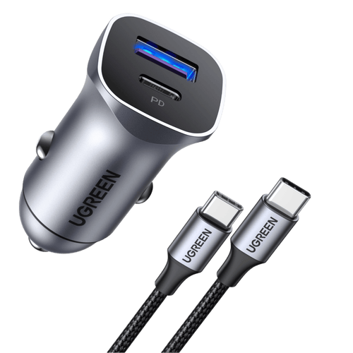 UGREEN Chargeur Voiture USB C 30W PD QC 3.0 PPS