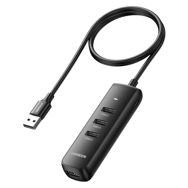 TCNEWCL Commutateur USB 3.0 Switch 2 entrées 4 Sorties, Haute Vitesse 5  Gbps, USB Switch pour 2 PC Partager Clavier Souris Clé USB Disque Dur  Externe
