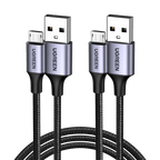 UGREEN Lot de 2 Câble Micro USB QC Rapide 3A Nylon Tressé