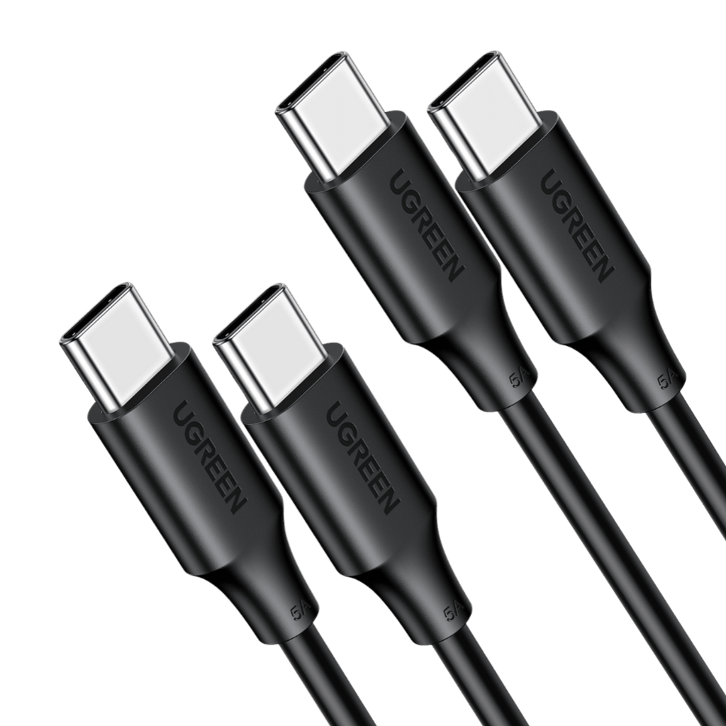 UGREEN Lot de 2 Câble USB C vers USB C PD 100W 5A 20V Câble
