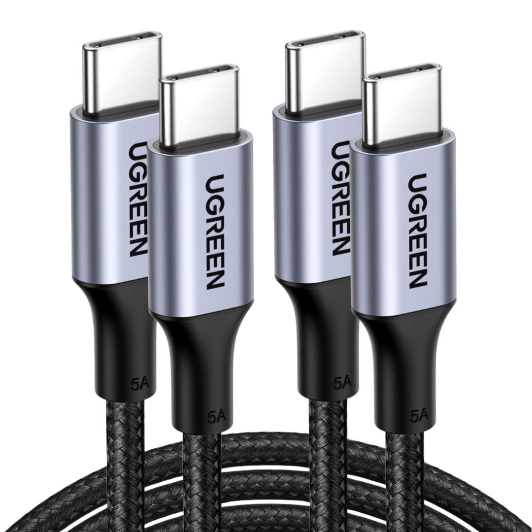 UGREEN Lot de 2 Câble USB C vers USB C Nylon Tressé PD 100W