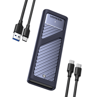 UGREEN Boîtier M.2 SSD NVME NGFF SATA en Aluminium USB 3.2 Gen 2 10 Gbps pour Disque