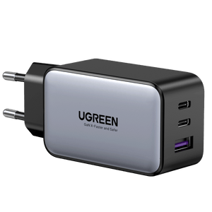 Chargeur voiture USB-A & USB-C Charge Quick 3.0 + Câble USB-A vers USB-C  Zwart 