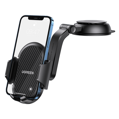 UGREEN Support Téléphone Voiture Ventouse Porte Smartphone Portable Voiture Rotation à 360 Degrés
