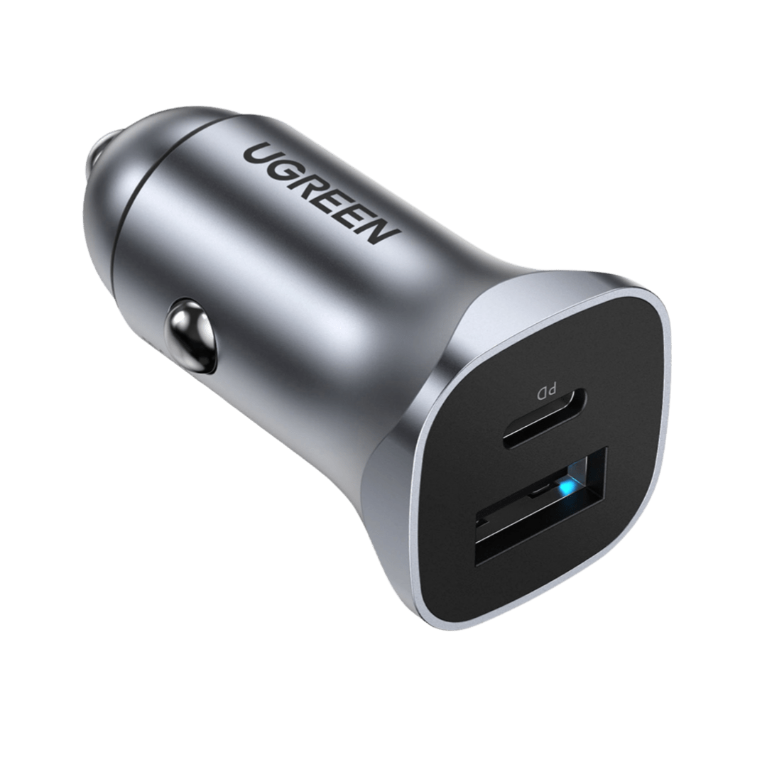 UGREEN USB C PD QC 3.0 Rapide Chargeur Voiture USB C